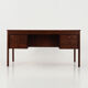 Bureau en bois de chêne par Domino Møbler design scandinave des années 1970