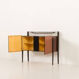 Italian vintage credenza in the style of Vittorio Dassi, 1950s