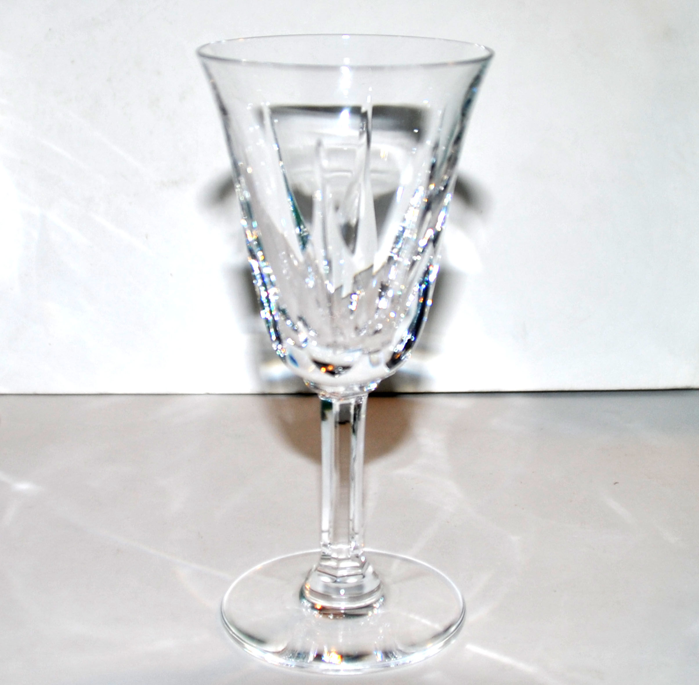 SAINT-LOUIS Series of 6 white wine glasses CERDAGNE 13x6