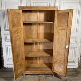 Parisian wardrobe in raw wood