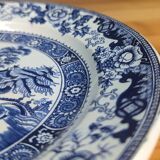 Creil Montereau plate 19th century Gold Medals Asian pagoda decor potiche 24cm