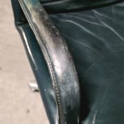 LOOP office chair – Pierluigi Molinari, 1992 – dark green leather