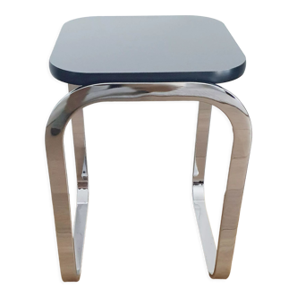Bauhaus style chrome side table