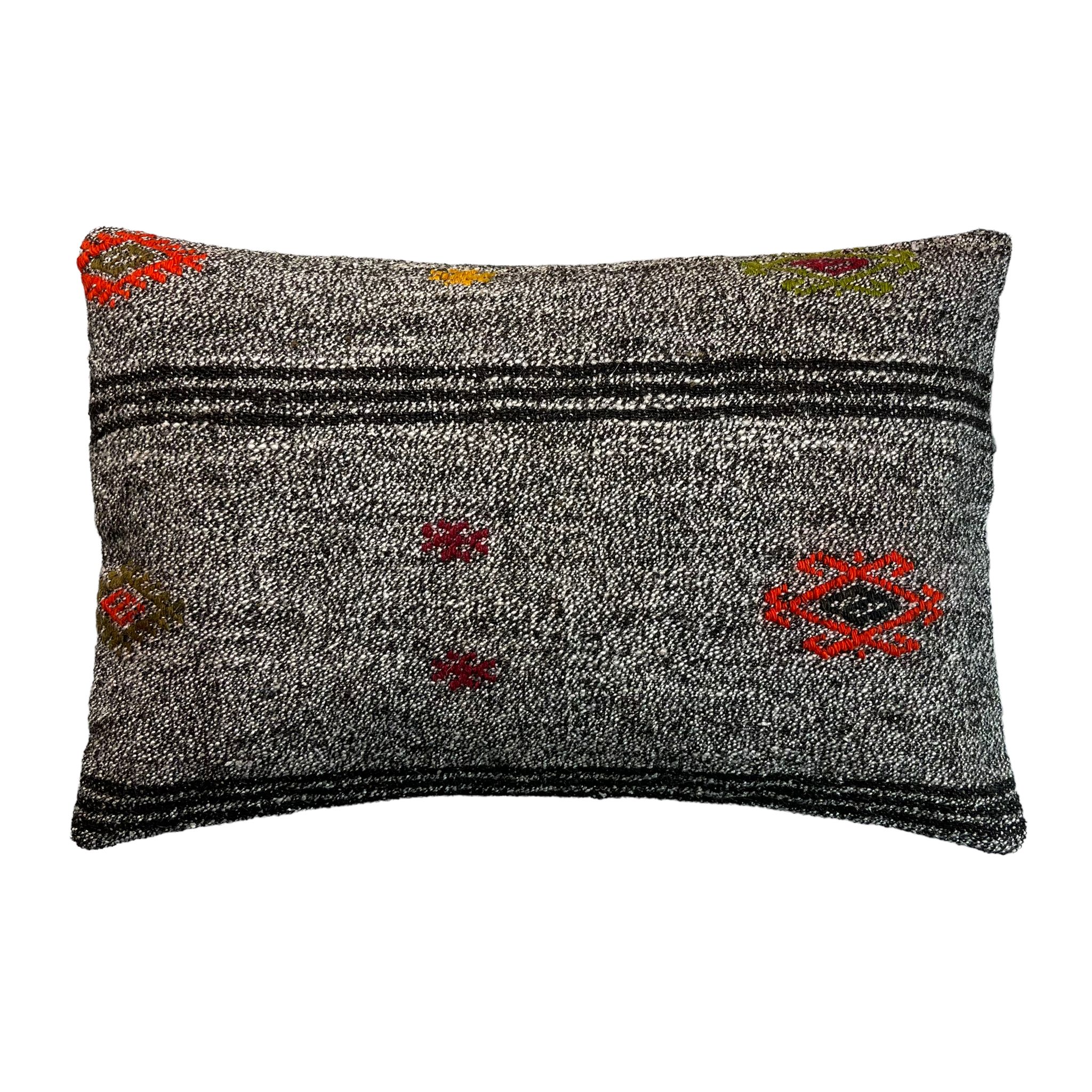 Housse de coussin vintage turque faite à la main, 40 x 60 cm