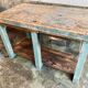 Mint green workbench