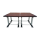 Lot of 4 tables bistro "Lelong"