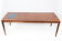 Coffee table in rosewood with blue tiles of Danish design from the 1960s