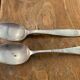 8 tablespoons in silver metal including a monogram christofle art deco