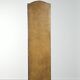 Antique English red leather hand-painted chinoiserie room divider/ screen