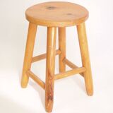Tabouret bois clair