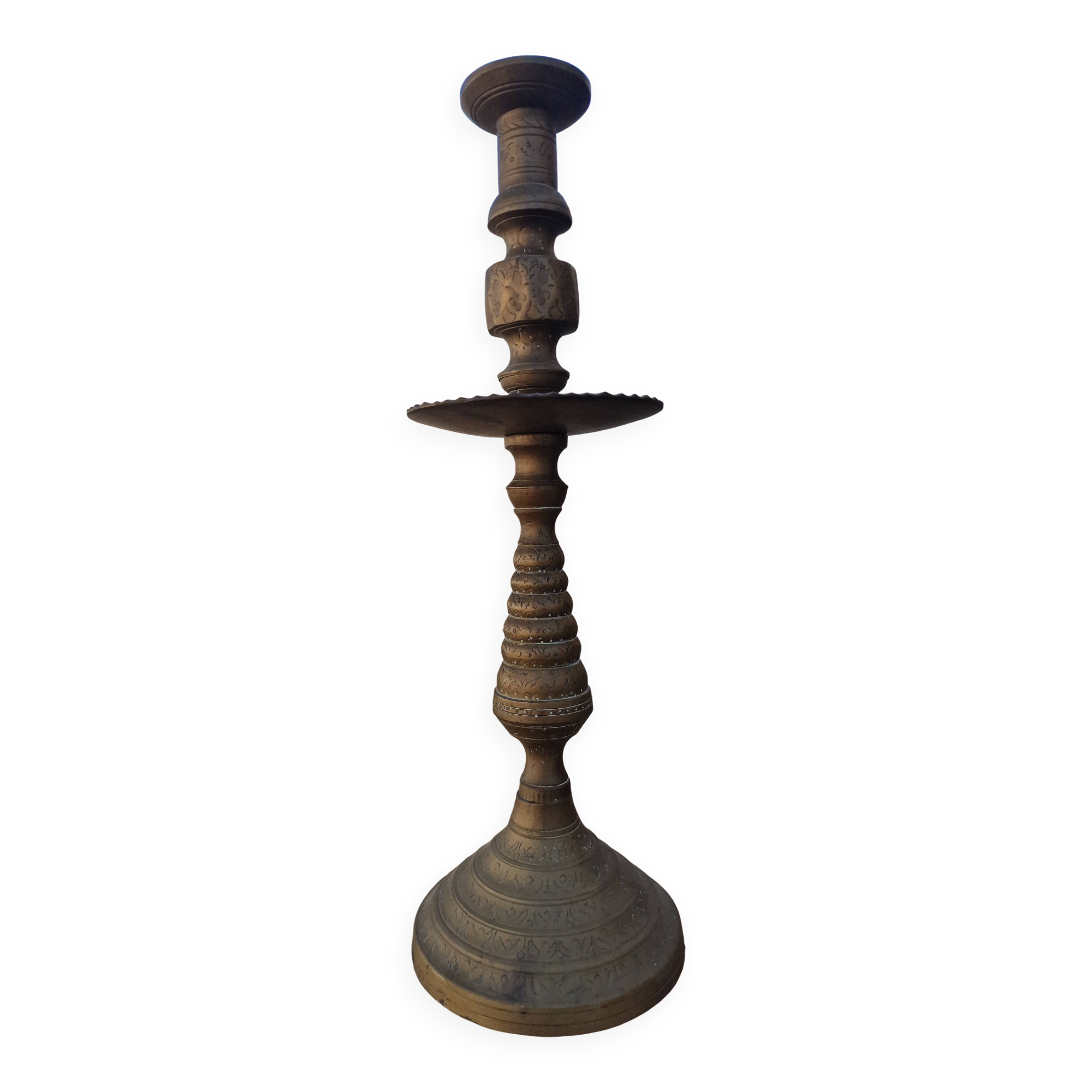 Grand bougeoir en bronze