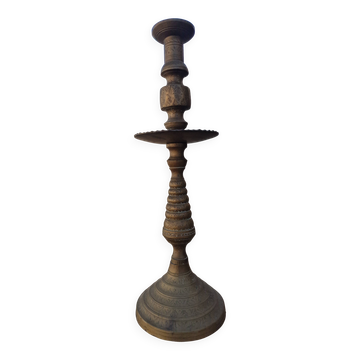 Large bronze candlestick