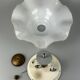 60s 70s Lamp Fixture Ceiling Lamp Flush Mount Doria Glass Space Age