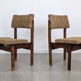 Pair of Rietveld Style Chairs with Adjustable Seat and Backrest, 1950s