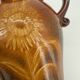 Vase Scheurich 490-25 – grès émaillé ambre