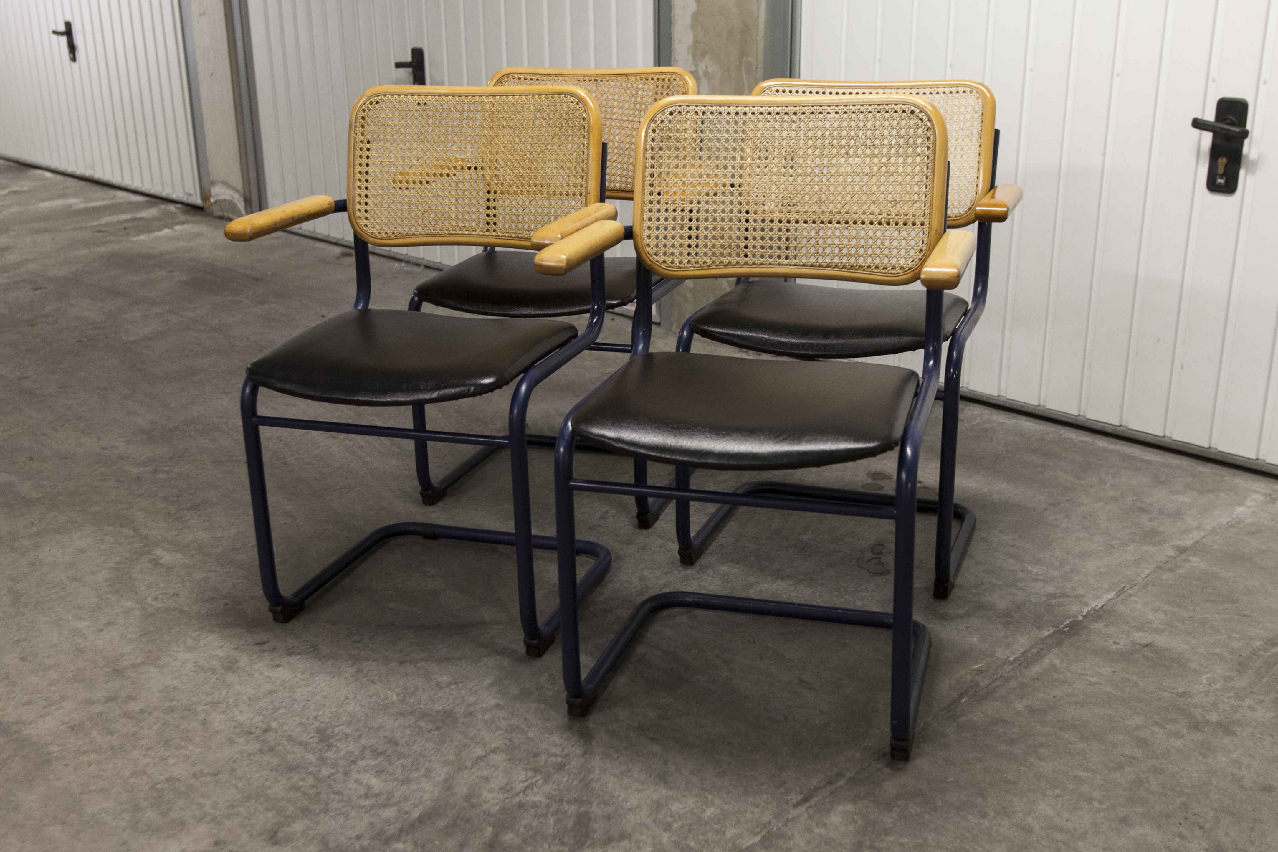 Lot of 4 armchairs creation Inova Paris