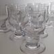 Thick vintage footed glasses