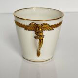 Tasse et sous-tasse en porcelaine de Limoges