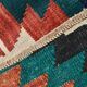 Red & Blue Geometric Vintage Kilim Rug, 158x238Cm
