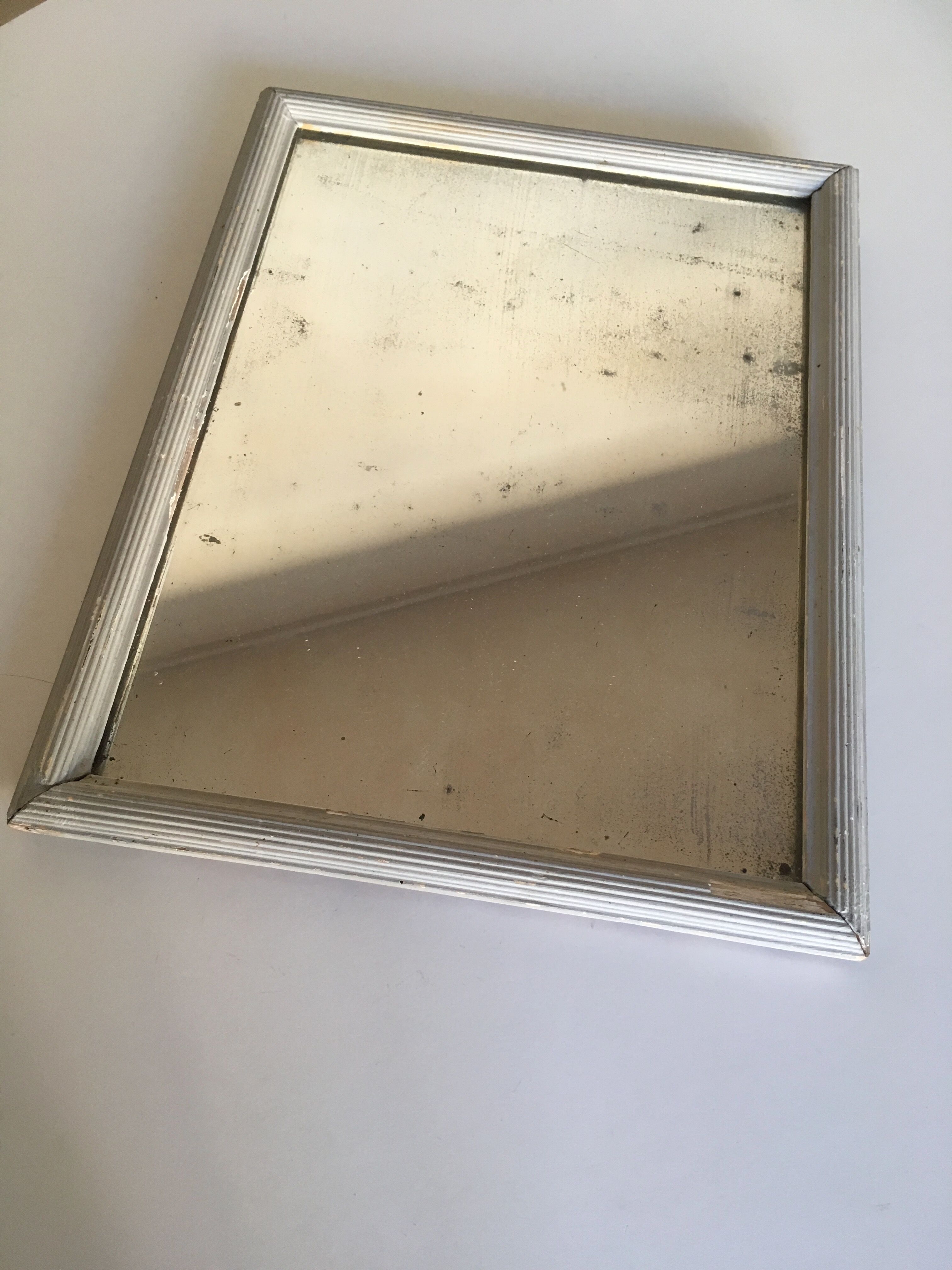 Mirror wood and plaster ancient art deco - 40x31cm