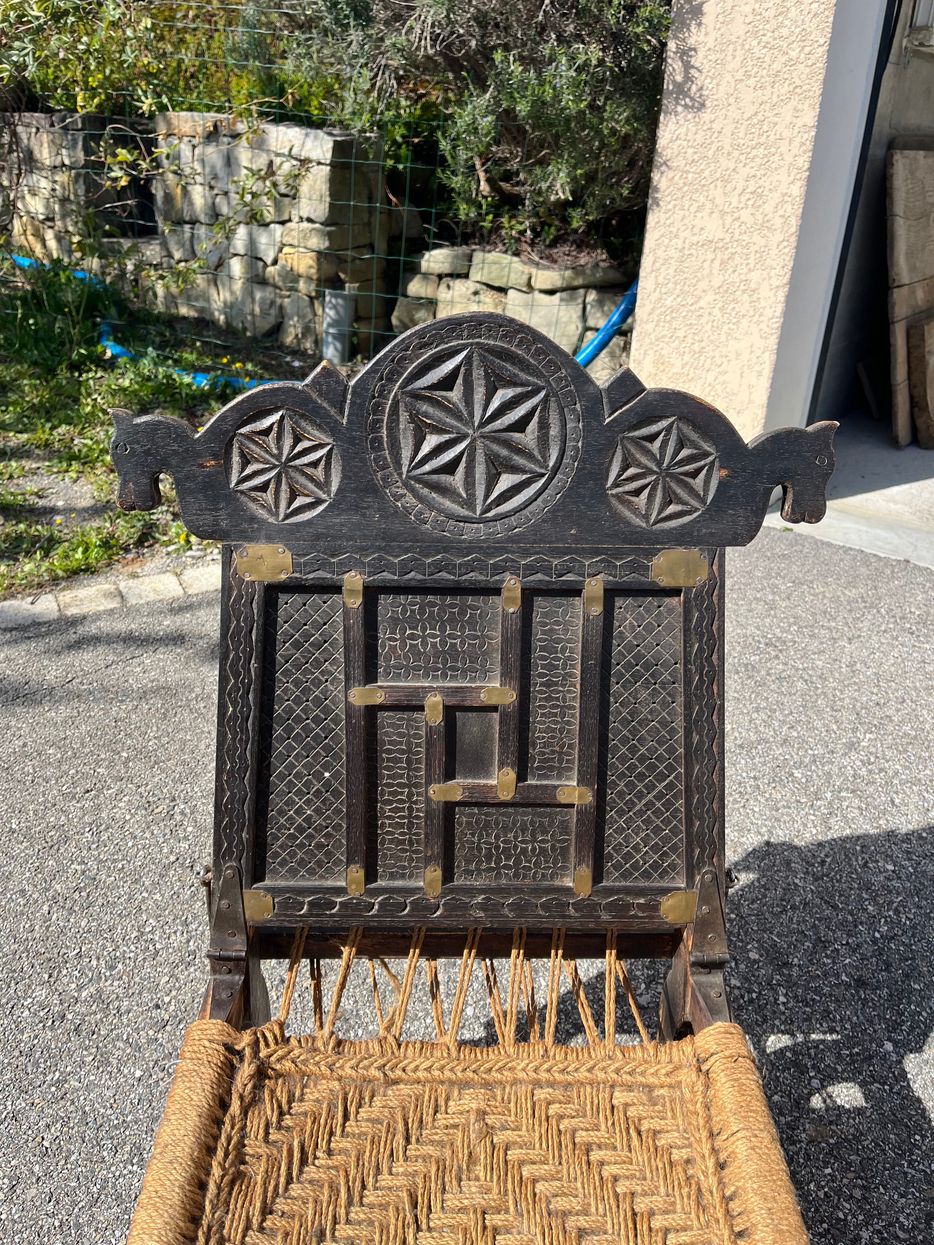 Ancient tribal chair