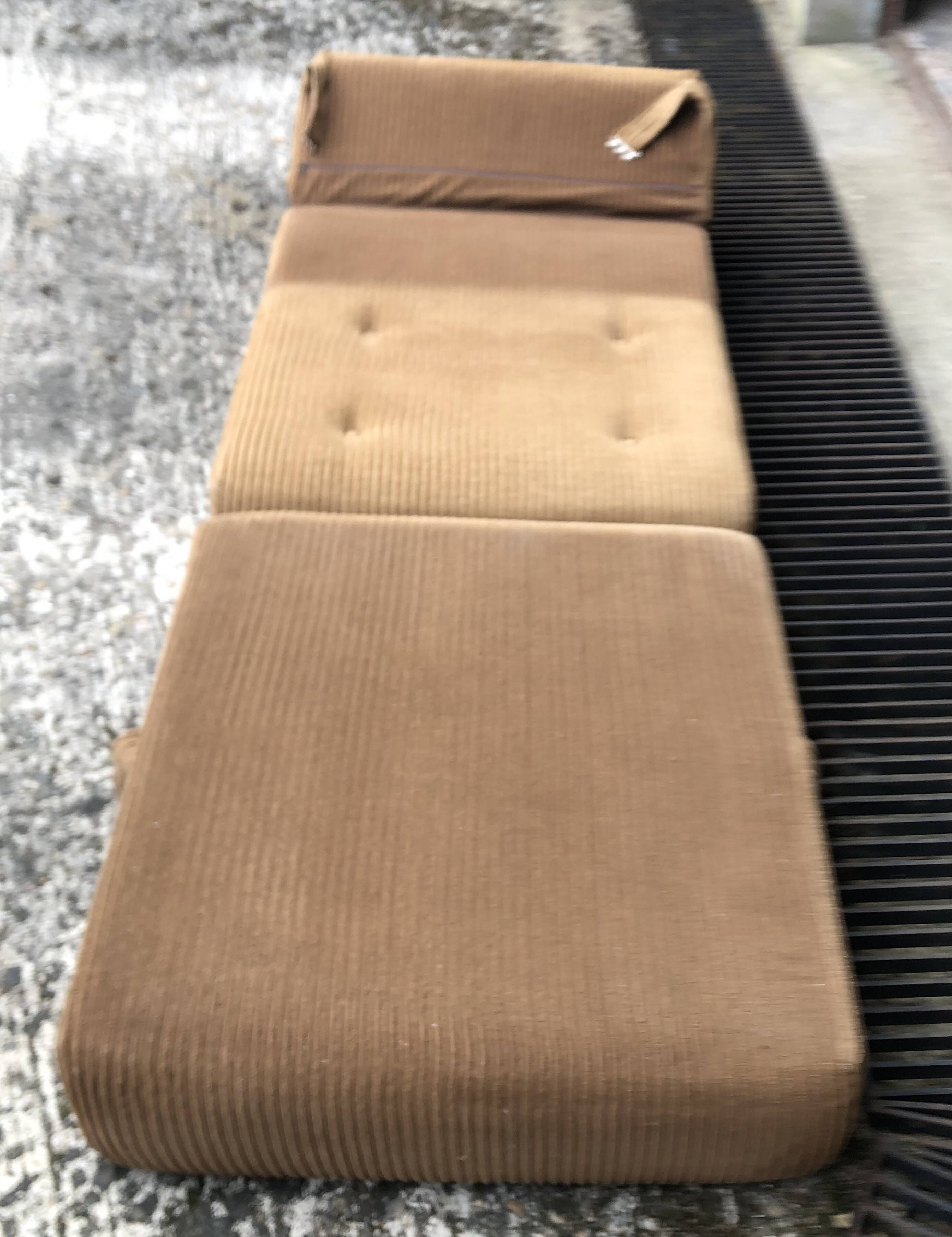 Vintage 70s corduroy armchair
