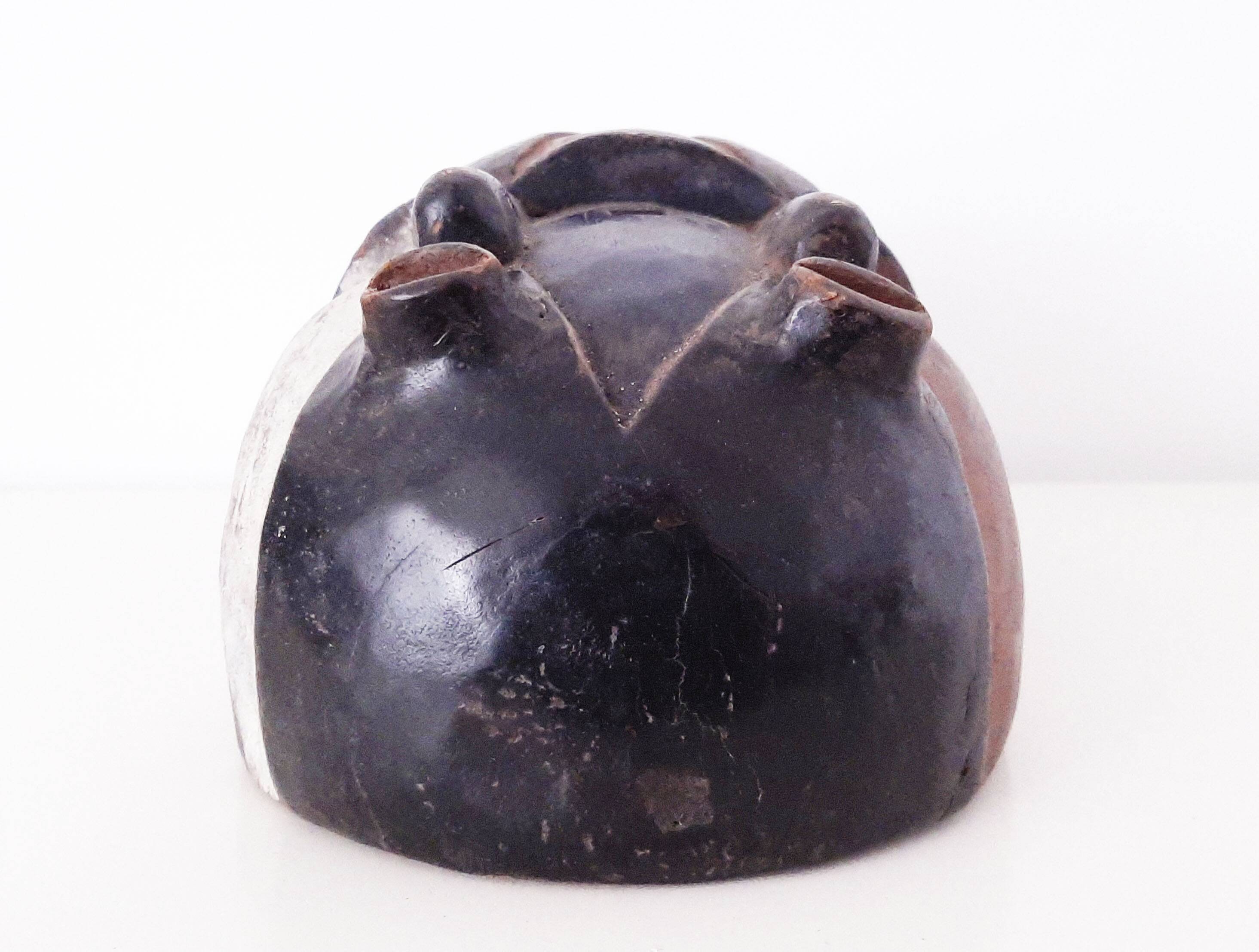 African mask Gabon H 26cm Double face