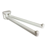 Towel rack white Space age Italy metal plastica