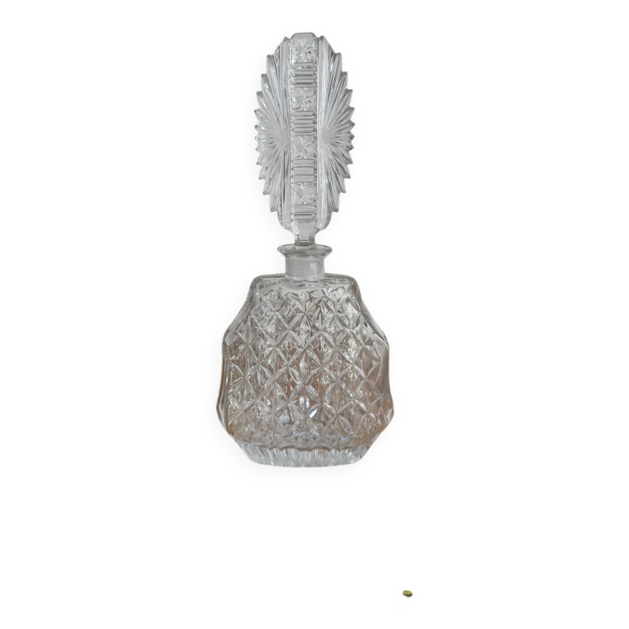 Antique crystal carafe