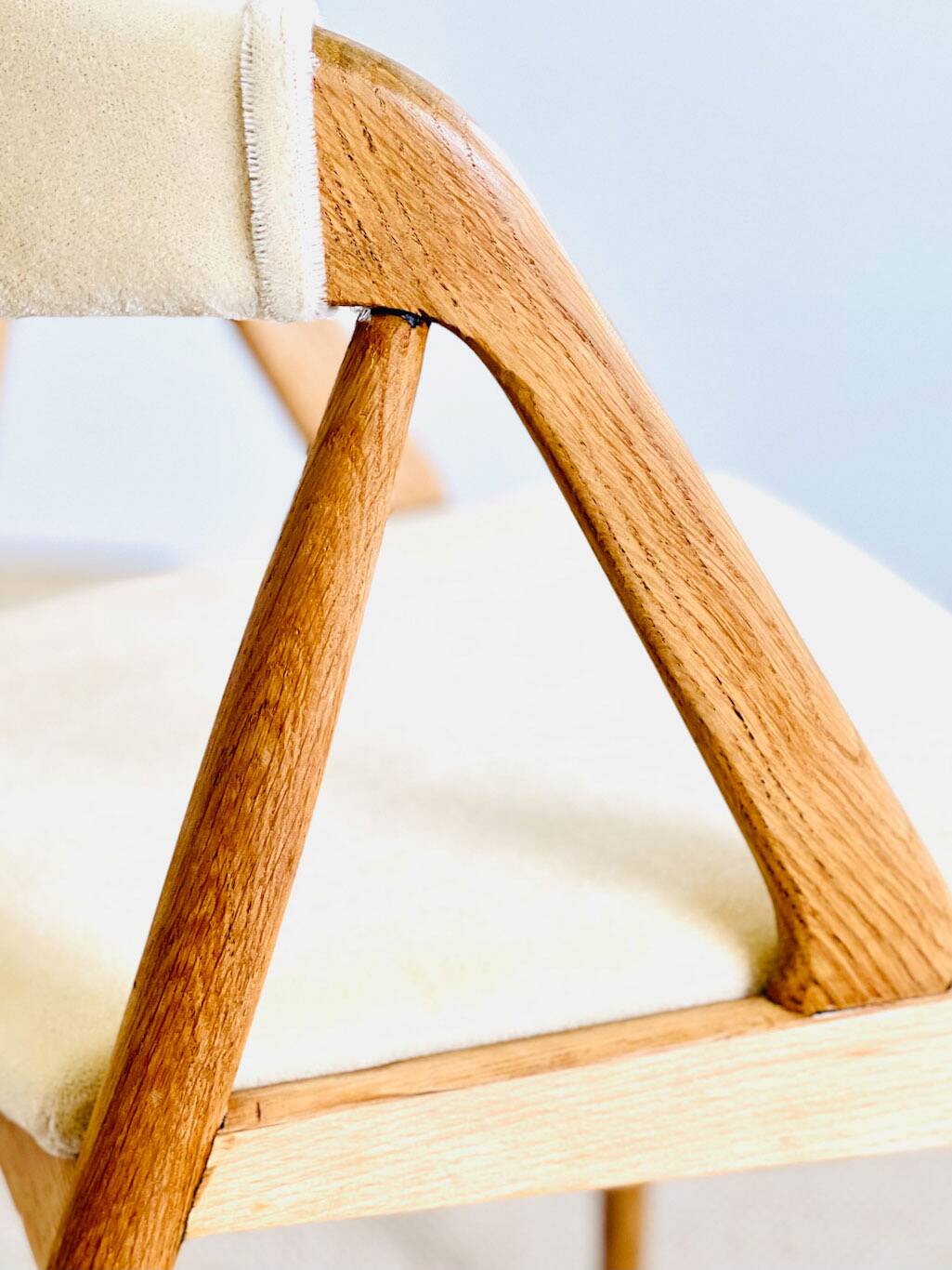 Set of four oak dining chairs by Kai Kristensen (Model 31)