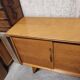 Vintage sideboard 1950 oak foot compass
