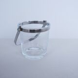 Vintage glass ice bucket