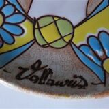 Plate In Grès Vallauris clown