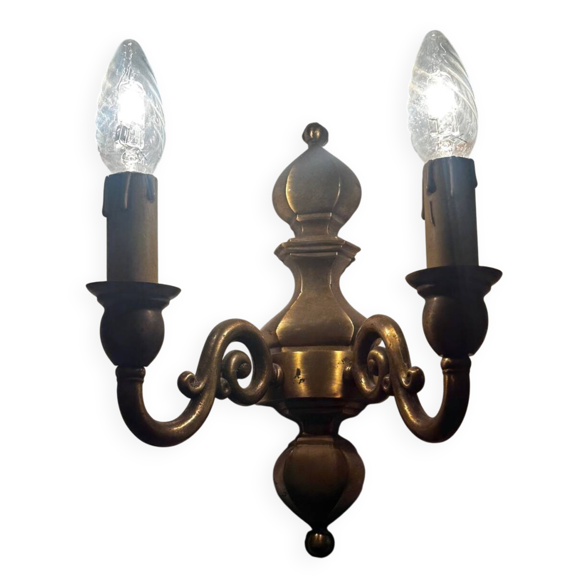 Vintage Brass Wall Sconce