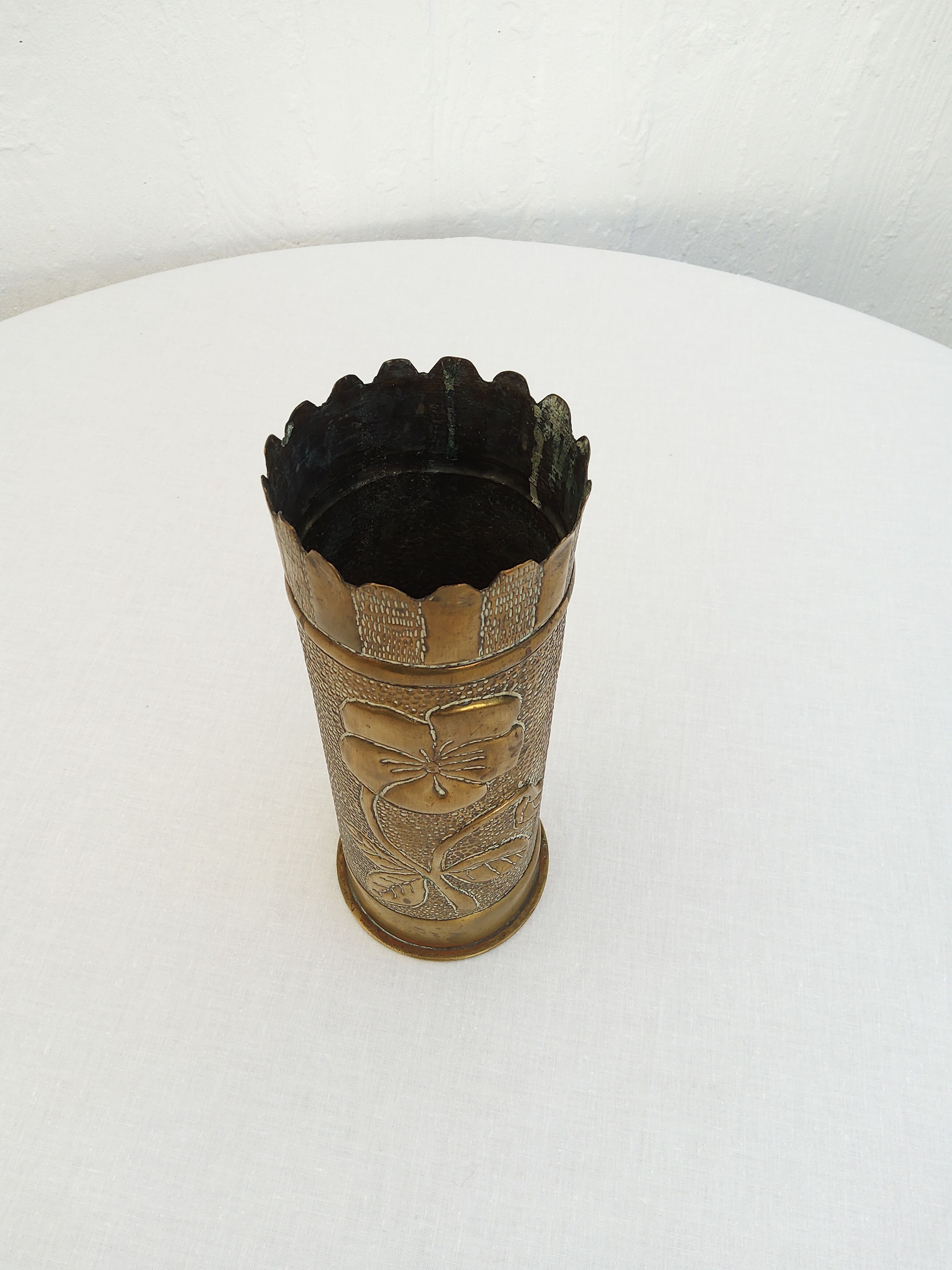 Shell casing vase from 1918