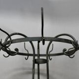 Portemanteau et porte-parapluie en fer forgé