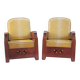 Paire de fauteuils Art Déco garniture style galuchat, circa 1930