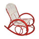 Rattan rocking chair Rohe Noordwolde , 1970s