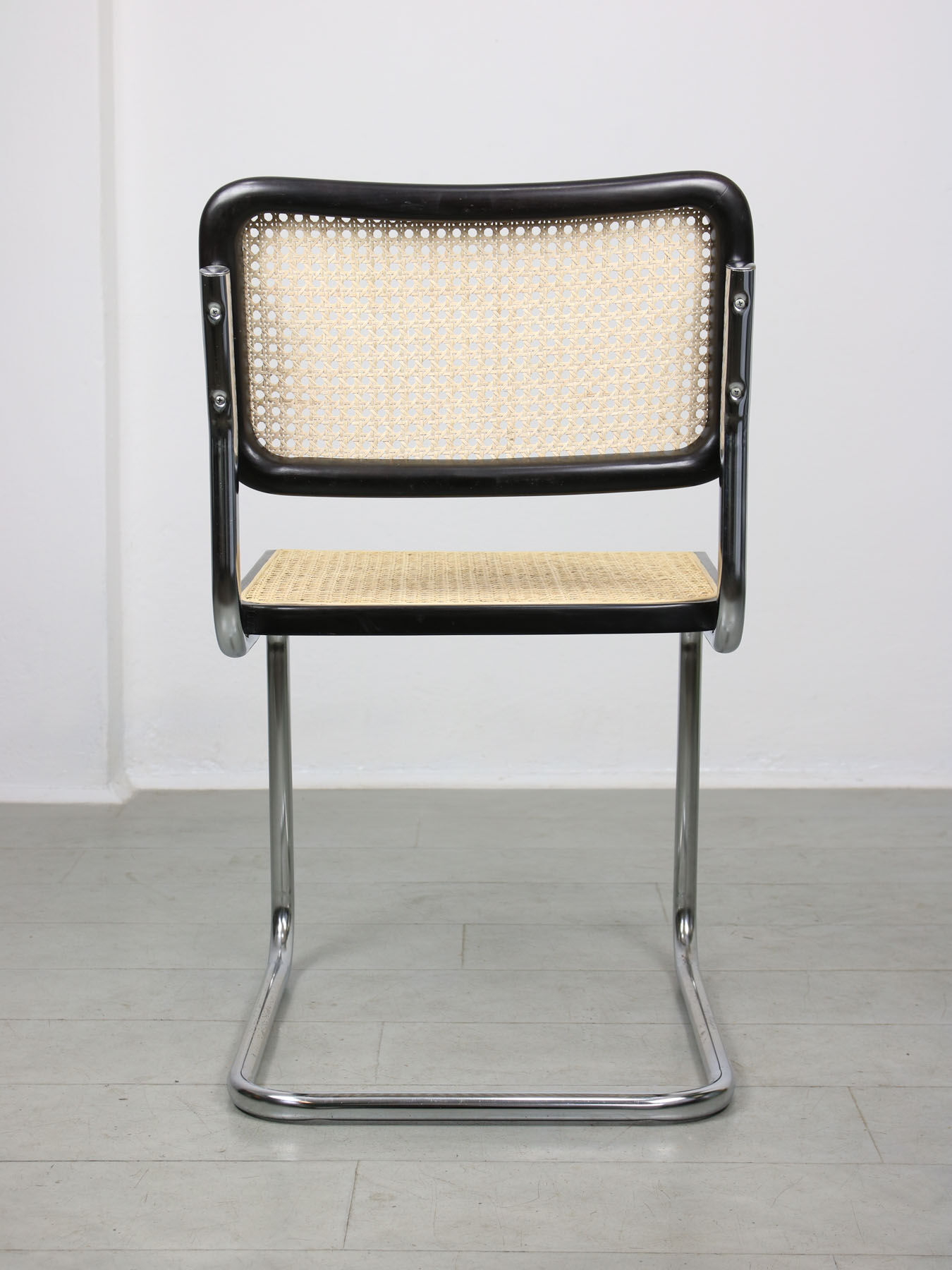Vintage black B32 Cesca Chair by Marcel Breuer, 80s