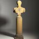 Bust on pedestal 20th century Antinous