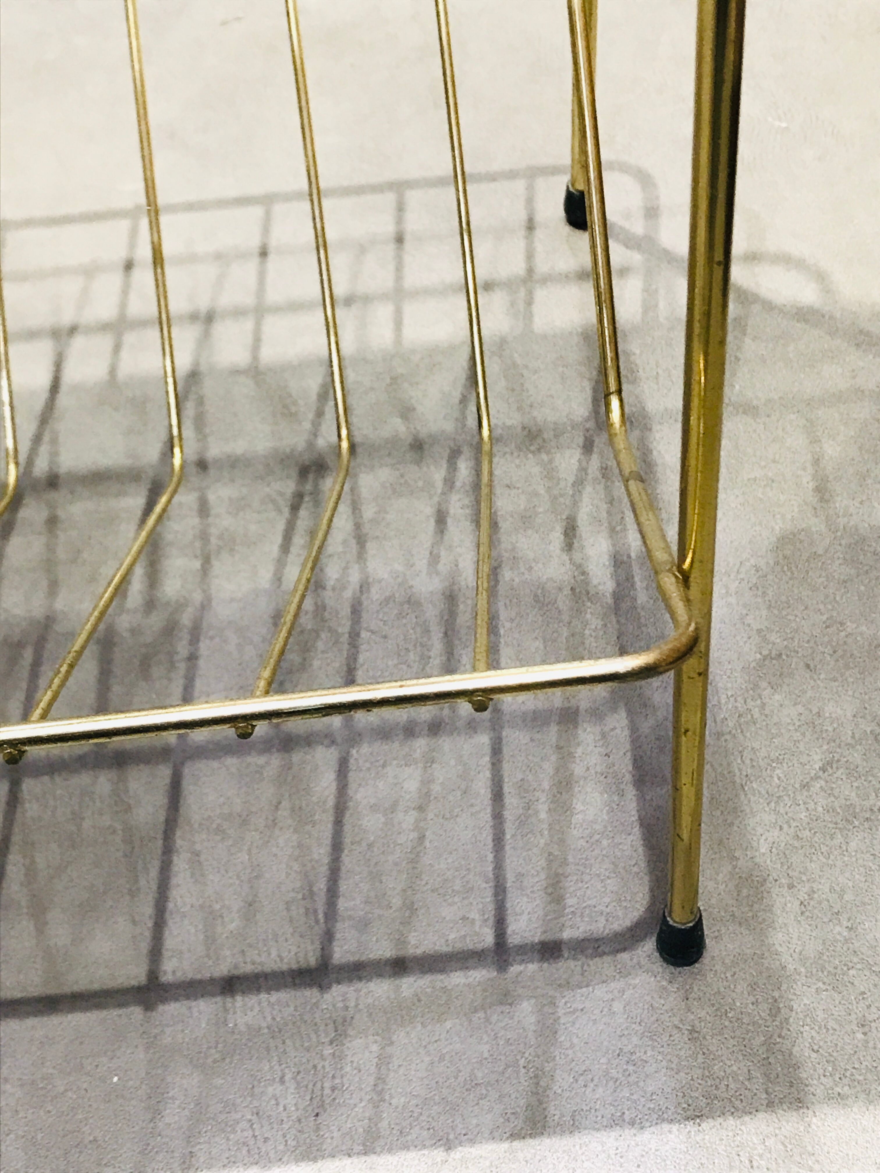 Vintage disc storage console