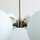 Silver Sputnik chandelier by Jaroslav Bejvl for Kamenický Šenov, 1970s