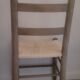 Chaise campagnarde assise en corde
