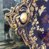 Decorative plate in Limoges porcelain