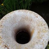 Pair of cast iron vases