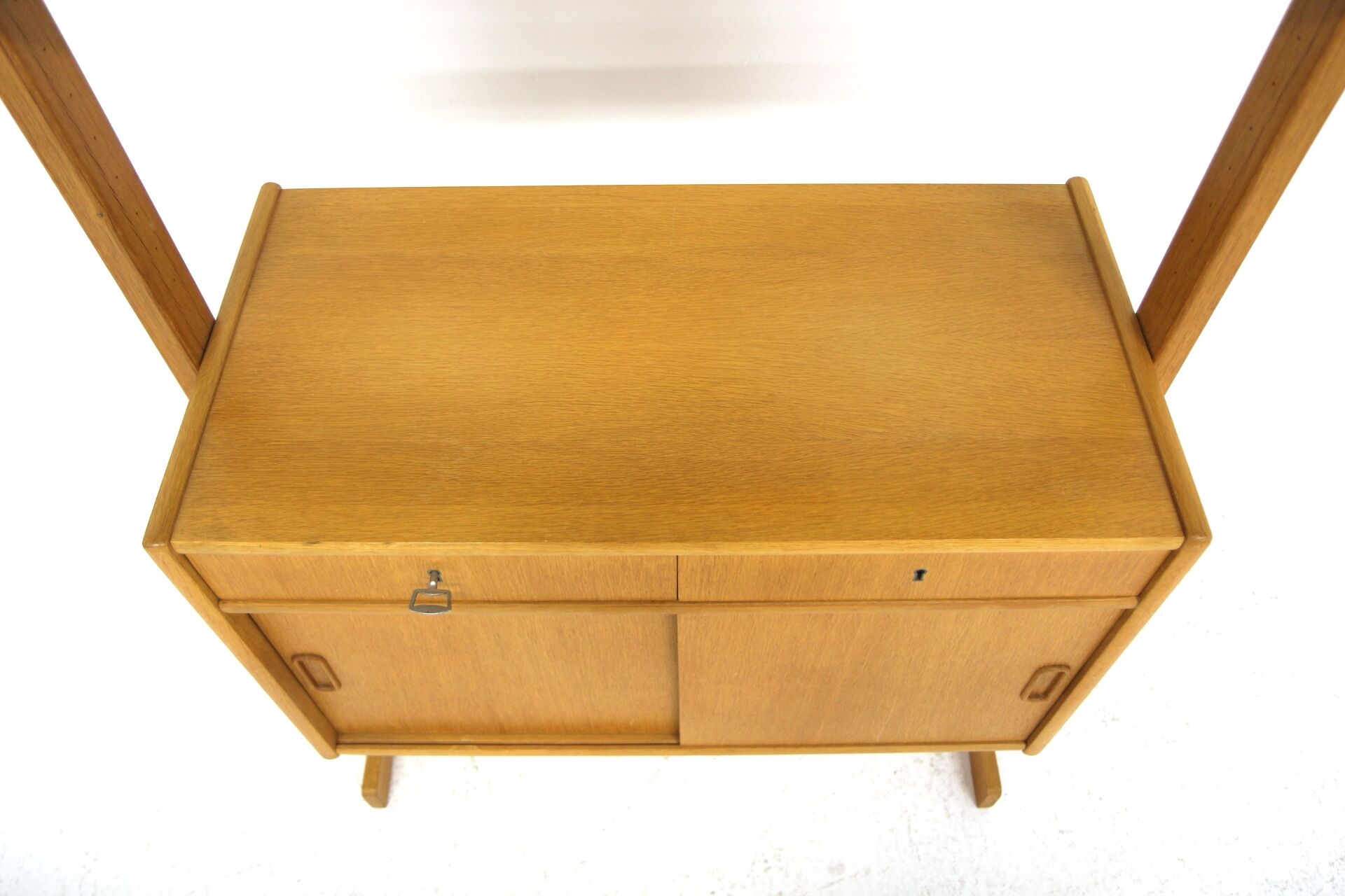 Scandinavian bookcase "Kontur" in teak, Möbel-Ikea, Sweden, 1960