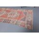 Vintage Turkish Oushak Handmade Wool Cotton Red Runner 85x277
