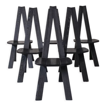 Ensemble de six chaises