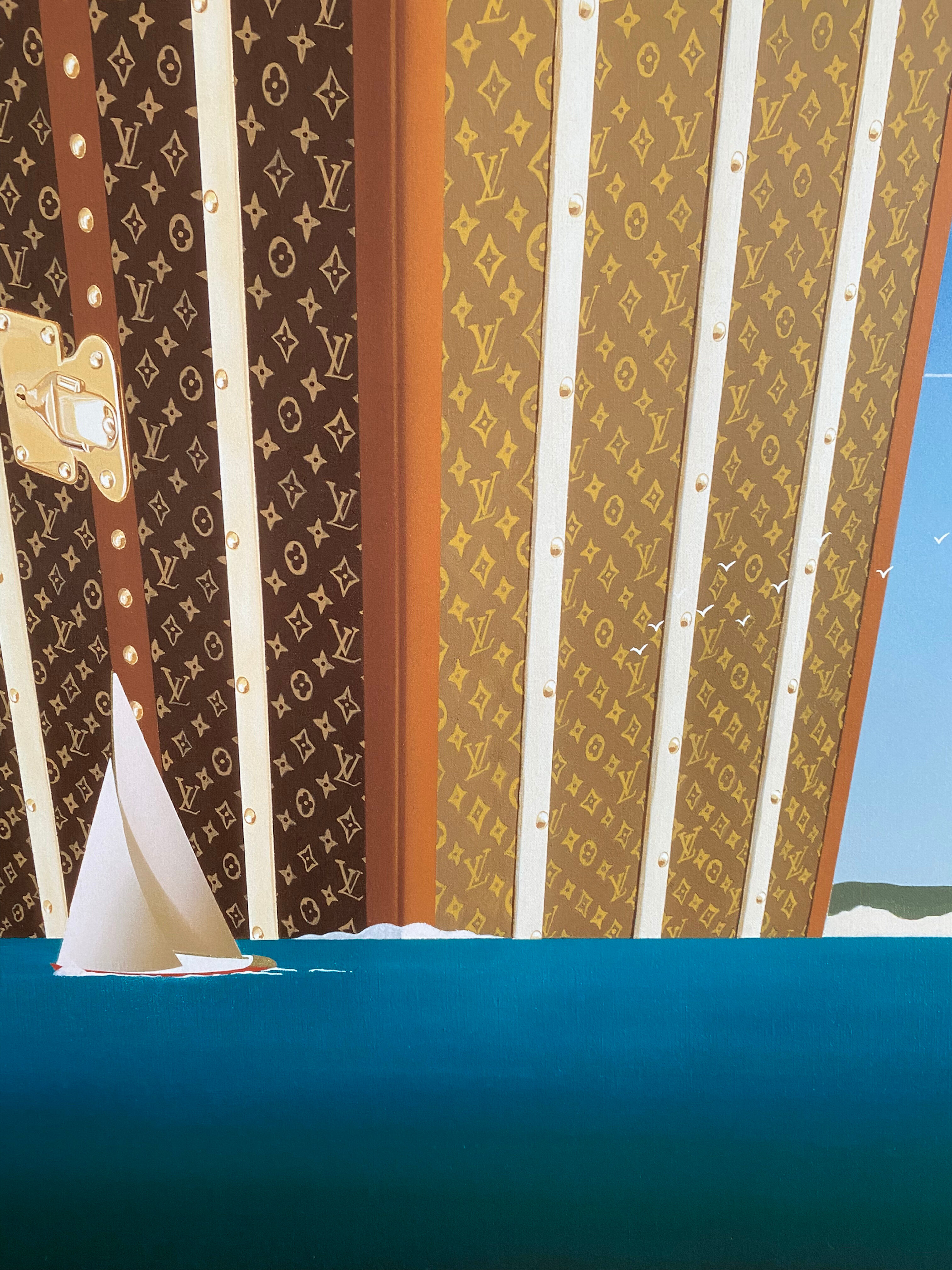 Poster Razzia - Louis Vuitton - A journey through time - Signed by the artist - On linen - Big Size