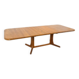XL Deense uitschuifbare teak eettafel